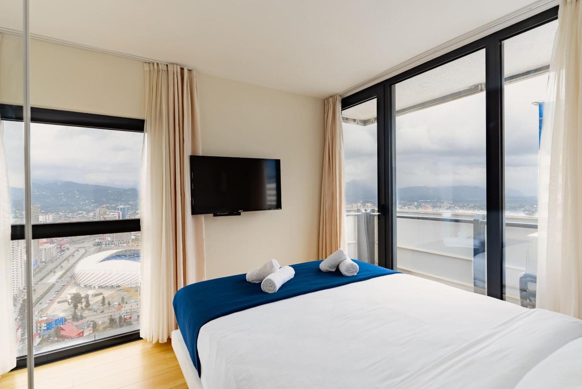 Relax And Unwind Premier Sea View Aparthotel In Batumi Exteriör bild